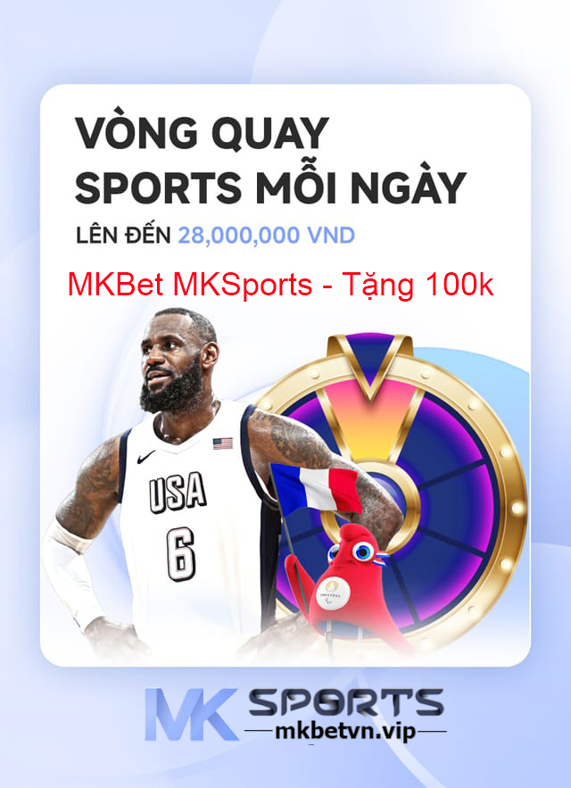 Vòng Quay Sports Mỗi Ngày MKBet MKSports